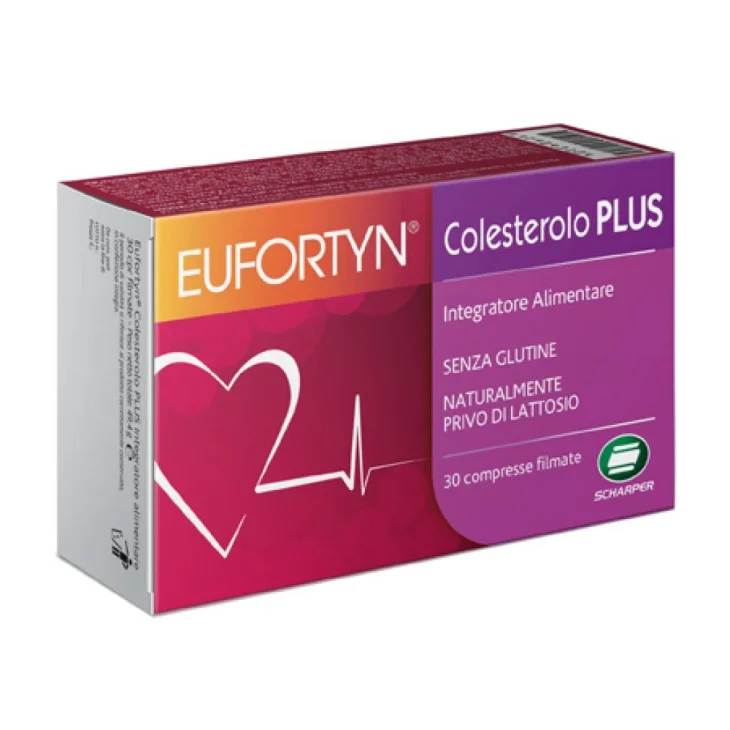 Scharper Eufortyn Colesterolo Integratore per il Controllo del Colesterolo 30 Compresse
