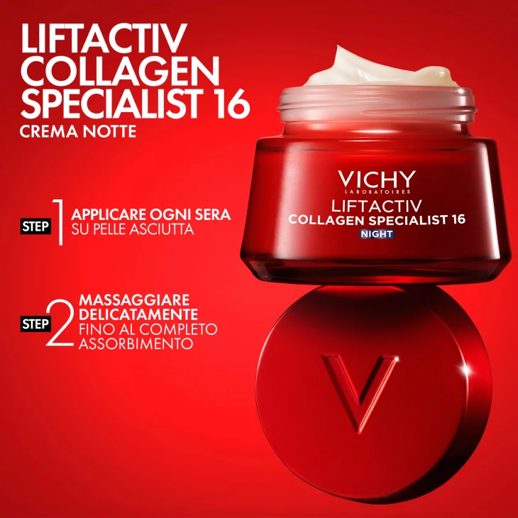 Vichy Liftactive Collagen Specialist Crema Notte Anti-Age 50 ml