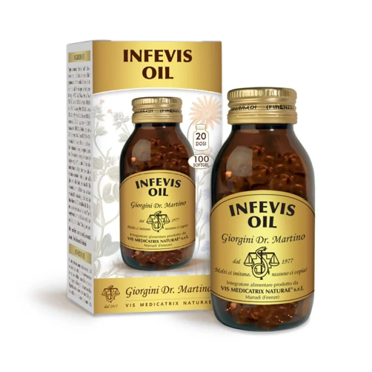 Dr Giorgini Infevis Oil Integratore Funzioni Respiratorie 100 softgel Dr Giorgini Infevis Oil Integratore Funzioni Respiratorie 100 softgel