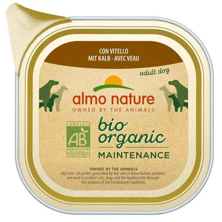 Daily Menu Bio Dog Alimento umido per cani gusto vitello 100 g Daily Menu Bio Dog Alimento umido per cani gusto vitello 100 g