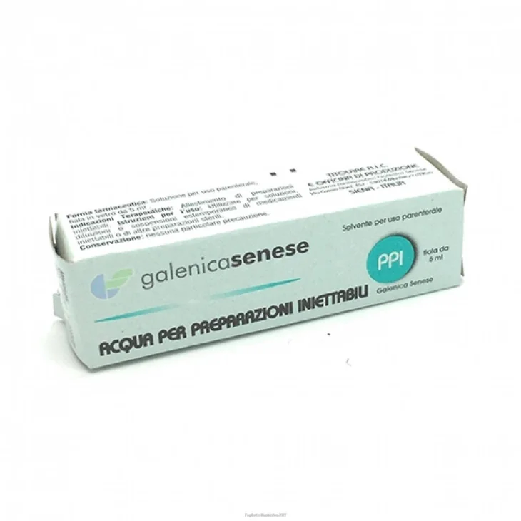 Acqua Per Preparazioni Iniettabili Piccoli Volumi 1 Fiala da 5 ml
