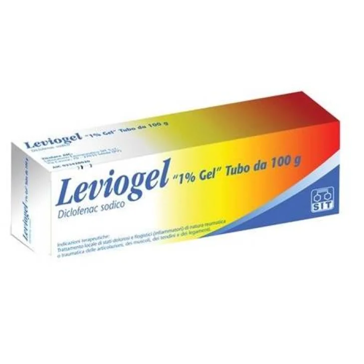 Leviogel 1% Gel antidolorifico e antinfiammatorio 100 g Leviogel 1% Gel antidolorifico e antinfiammatorio 100 g