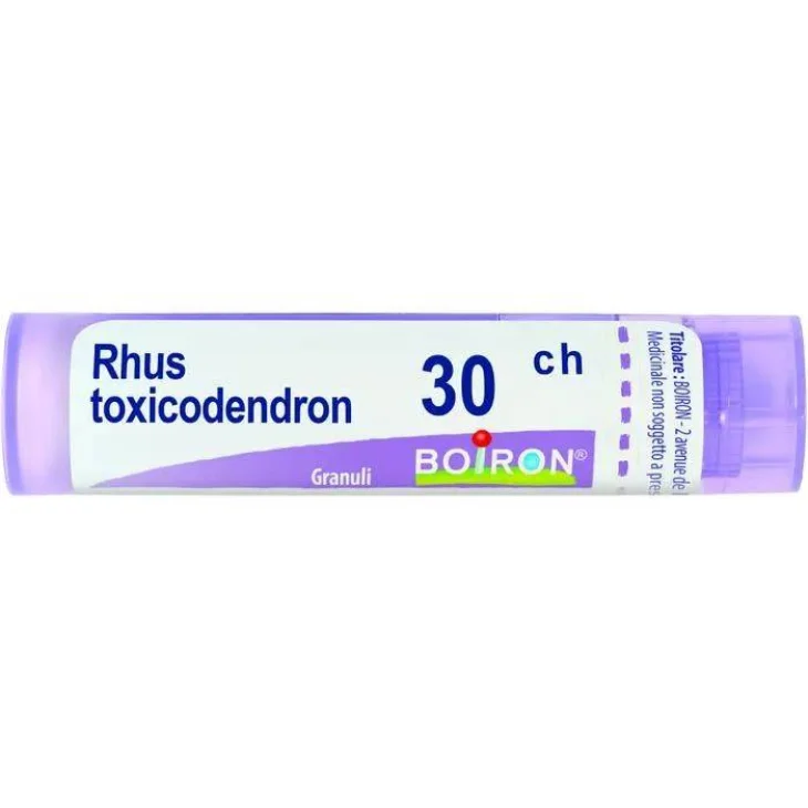 Boiron rhus toxicodendron*80 granuli 30 CH contenitore multidose Boiron rhus toxicodendron*80 granuli 30 CH contenitore multidose