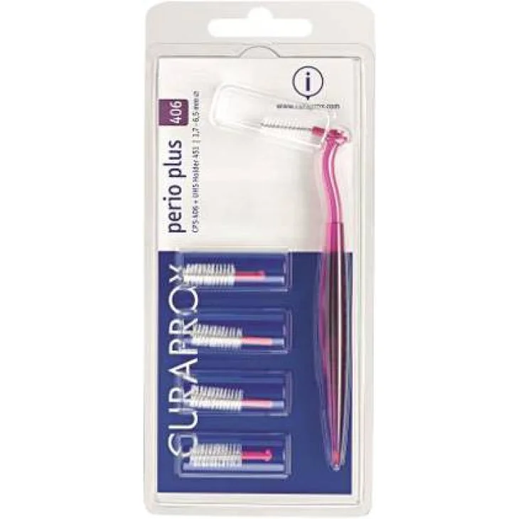 Curaprox Perio 406 Scovolino + 5 testine Curaprox Perio 406 Scovolino + 5 testine