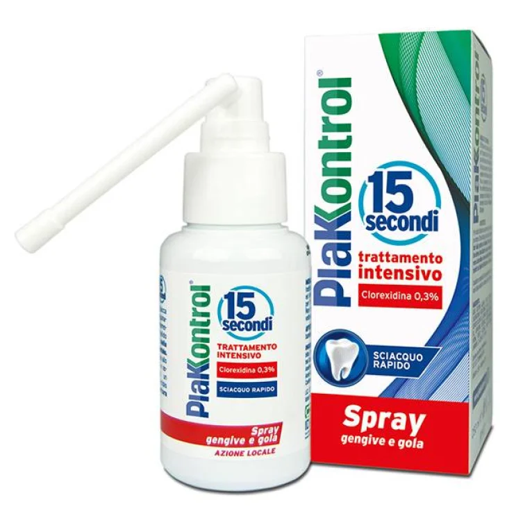 Plakkontrol 15 Secondi Collutorio Spray 50 Ml