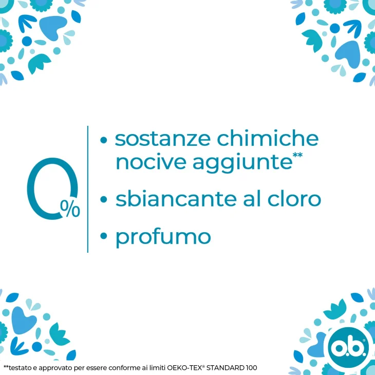 o.b. Assorbenti Interni ProComfort Super Plus Flusso Molto Intenso, Inserimento e Rimozione Facile16 pz