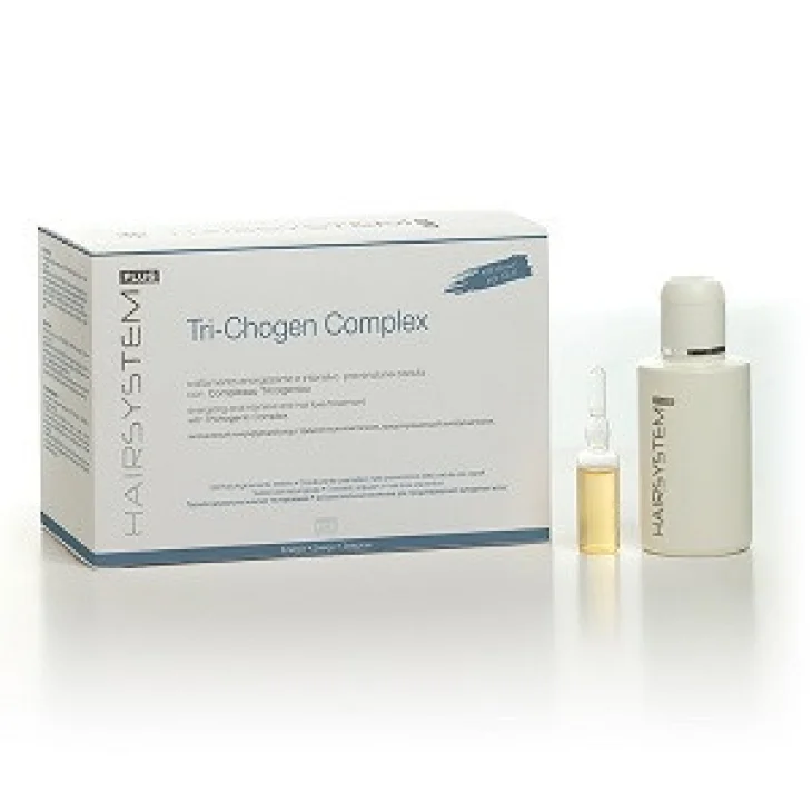 Verdescienza Hairsystem Plus Trichogen Complex Trattamento Anticaduta 15 Fiale 7 ml + Shampoo 150 ml
