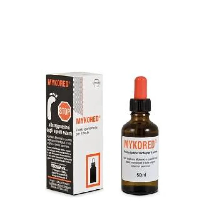 Mykored Fluido gocce per la cura della pelle fra dita piede e unghie 50 ml
