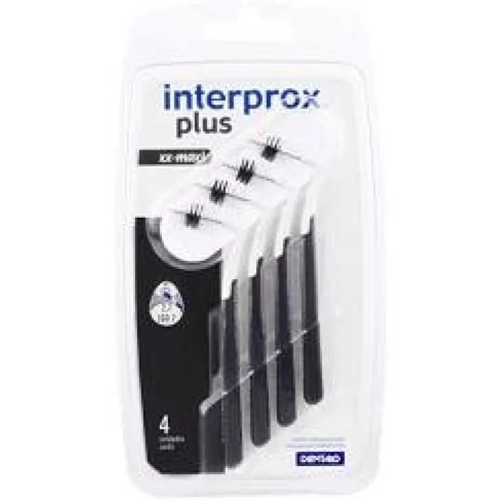 Interprox Plus Xx Maxi Nero 4 Pezzi Interprox Plus Xx Maxi Nero 4 Pezzi