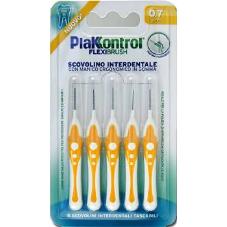 Plakkontrol Flexi Brush07 Scovolino Interdentale 5 Pezzi Plakkontrol Flexi Brush07 Scovolino Interdentale 5 Pezzi