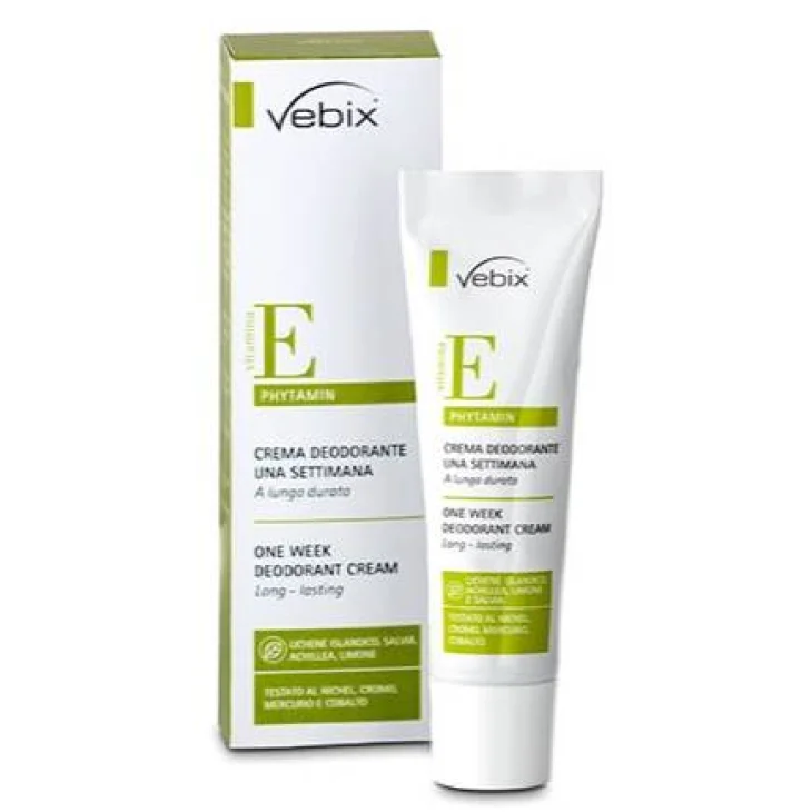 Vebix Phytamin Crema Deodorante 1 Settimana 25 Ml Vebix Phytamin Crema Deodorante 1 Settimana 25 Ml