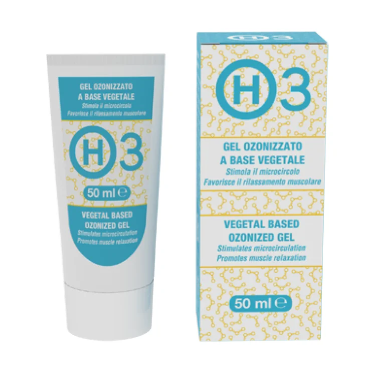 H3 GEL OZONIZZATO A BASE VEGETALE 50 ML H3 GEL OZONIZZATO A BASE VEGETALE 50 ML