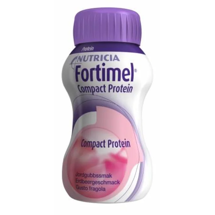 Nutricia Fortimel Compact Protein Fragola Alimento a Fini Medici Speciali 4 X 125 ml Nutricia Fortimel Compact Protein Fragola Alimento a Fini Medici Speciali 4 X 125 ml