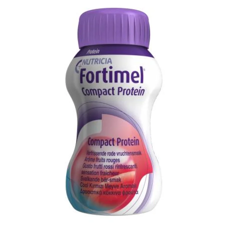 Nutricia Fortimel Compact Protein Frutti Rossi Alimento a Fini Medici Speciali 4  X 125 ml