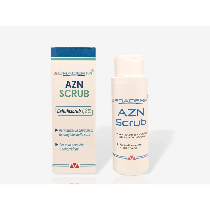 Braderm AZN Scrub Viso per Pelle con Acne 150 ml