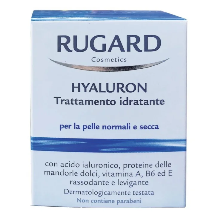Rugard Hyaluron Crema Viso Idratante Rassodante Pelli Secche 100 ml