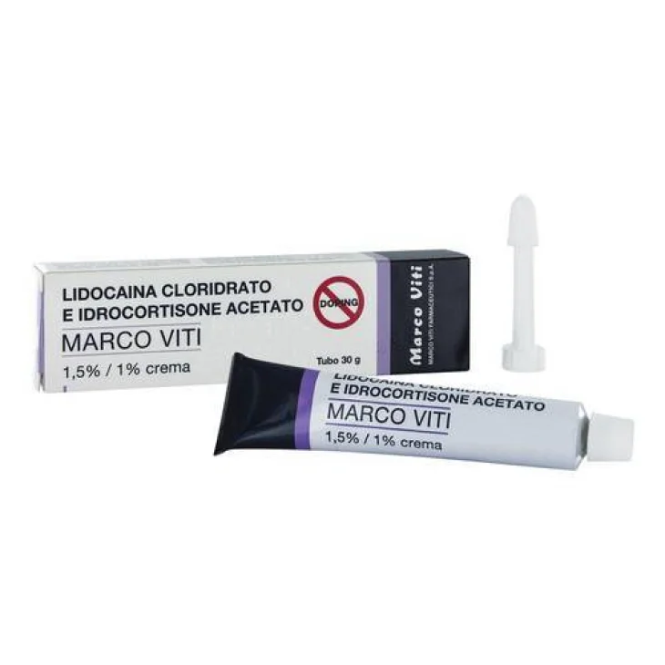Lidocaina Cloridrato E Idrocortisone Acetato Marco Viti 15 Mg/g + 10 Mg/g Crema Rettale Lidocaina Cloridrato E Idrocortisone Acetato Marco Viti 15 Mg/g + 10 Mg/g Crema Rettale