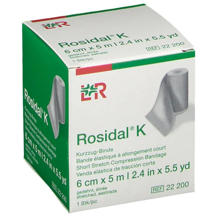 Rosital K Benda Elastica Compressione Forte 6X500 cm Rosital K Benda Elastica Compressione Forte 6X500 cm