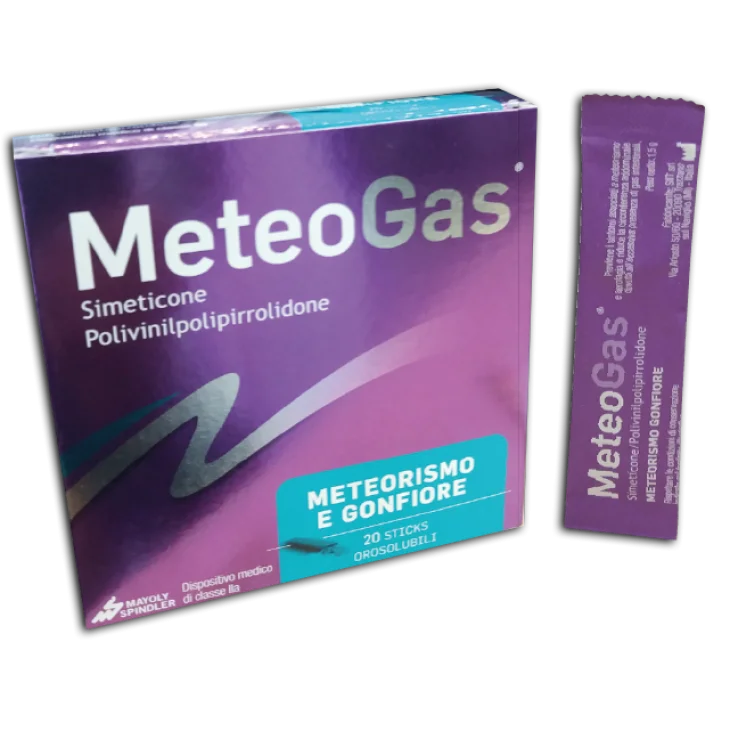 Meteogas Meteorismo e Gonfiore 20 Sticks Meteogas Meteorismo e Gonfiore 20 Sticks