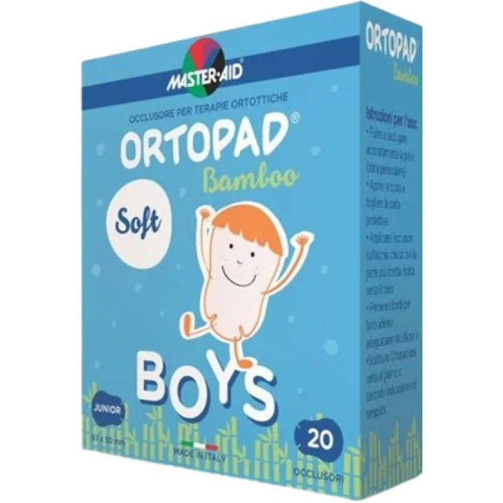 CEROTTO OCULARE PER ORTOTTICA ORTOPAD SOFT BOYS REGULAR 20 PEZZI CEROTTO OCULARE PER ORTOTTICA ORTOPAD SOFT BOYS REGULAR 20 PEZZI