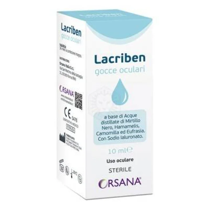 Lacriben Gocce Oculari Collirio Idratante e Lenitivo 10 ml Lacriben Gocce Oculari Collirio Idratante e Lenitivo 10 ml
