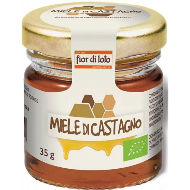 Fior di Loto Mini Miele di Castagno Bio 35 g Fior di Loto Mini Miele di Castagno Bio 35 g
