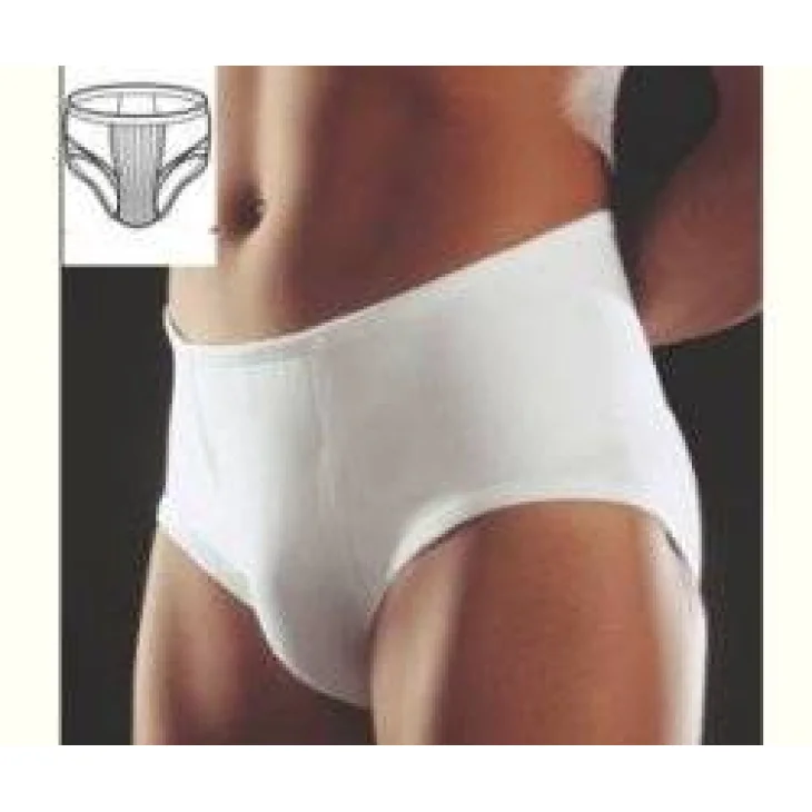 Pavis Wellness Erniablock 651 Slip uomo medio bianco 85 cm