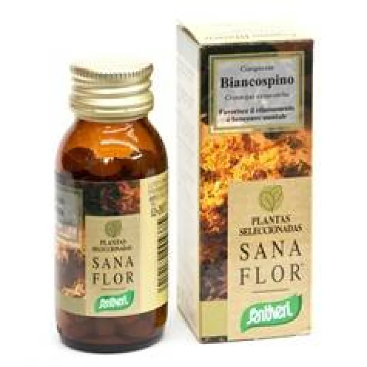 Santiveri Sanaflor Biancospino Integratore per il sistema nervoso 70 Compresse Santiveri Sanaflor Biancospino Integratore per il sistema nervoso 70 Compresse