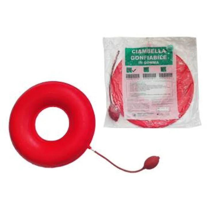 CIAMBELLA GONFIABILE PER INVALIDI IN GOMMA ROSSA TEAM DELUXECON POMPA 40CM DIAMETRO CIAMBELLA GONFIABILE PER INVALIDI IN GOMMA ROSSA TEAM DELUXECON POMPA 40CM DIAMETRO