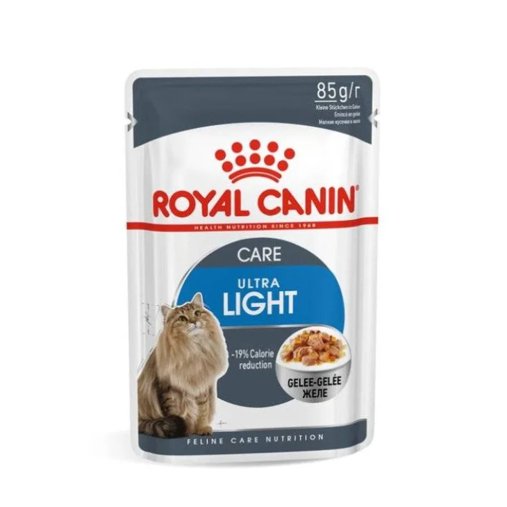 Feline Health Nutrition Ultra Light In Jelly Alimento per gatti 1 Bustina 85 G Feline Health Nutrition Ultra Light In Jelly Alimento per gatti 1 Bustina 85 G
