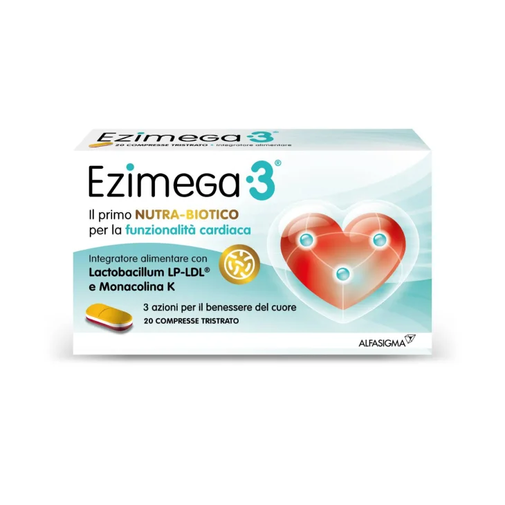 Ezimega 3 Integratore per la flora batterica intestinale 20 Compresse Ezimega 3 Integratore per la flora batterica intestinale 20 Compresse