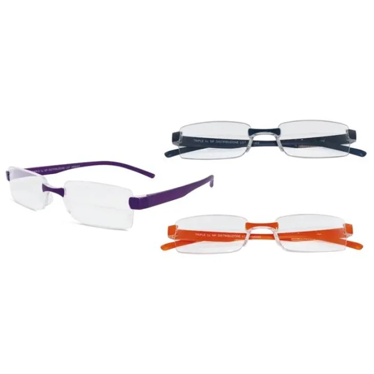 Occhiale Da Lettura Premontato Twins Silver Triple +1,00 Diottrie