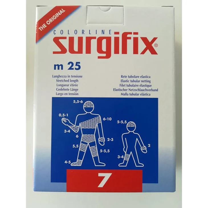 Surgifix Bende a Rete tubolari sterilizzabile in autoclave Misura 7 25 M Surgifix Bende a Rete tubolari sterilizzabile in autoclave Misura 7 25 M