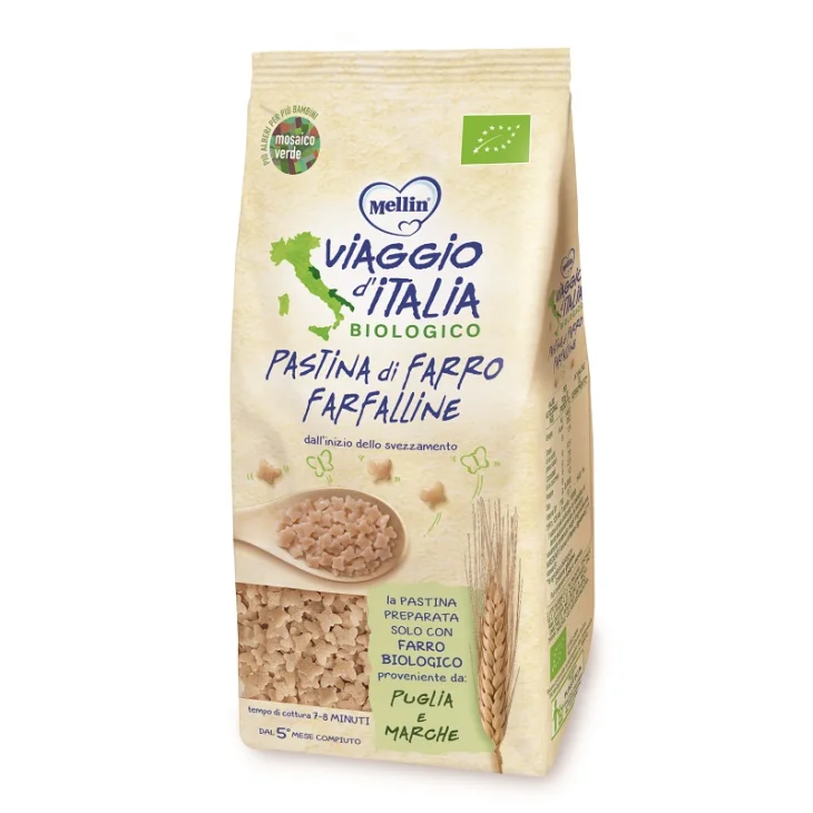 VIAGGIO ITALIA PASTINA DI FARRO FARFALLE 320 G