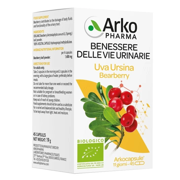 ARKO CAPSULE UVA URSINA BIO 45 CAPSULE ARKO CAPSULE UVA URSINA BIO 45 CAPSULE