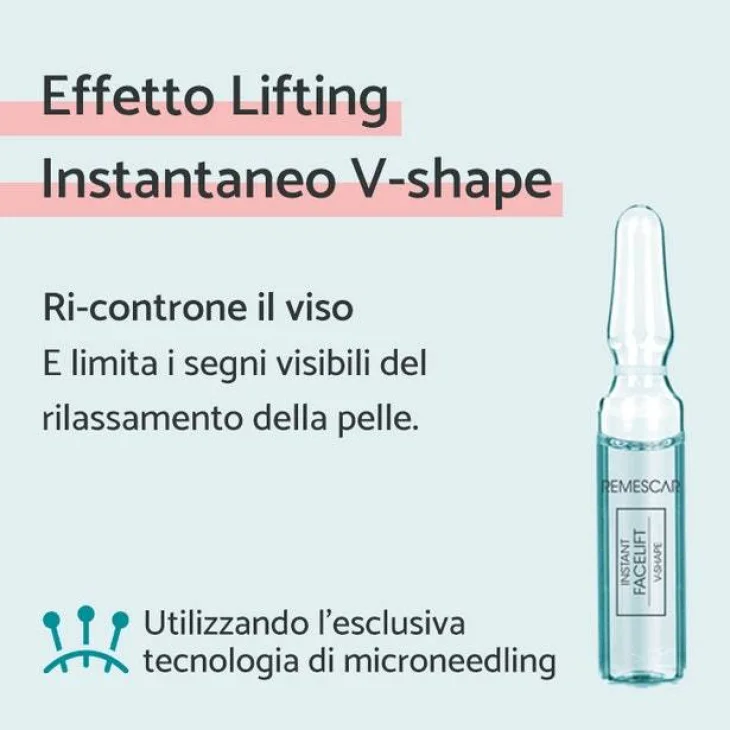 Remescar Effetto Lifting Instantaneo V-Shape 5 fiale X 2 ml Remescar Effetto Lifting Instantaneo V-Shape 5 fiale X 2 ml