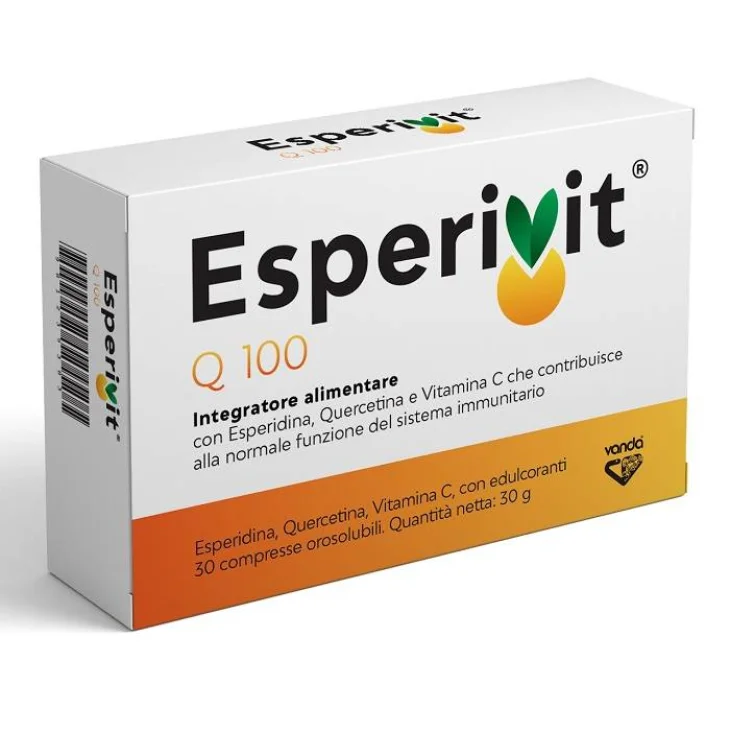 Esperivit Q 100 Integratore per il sistema immunitario 30 Compresse Esperivit Q 100 Integratore per il sistema immunitario 30 Compresse