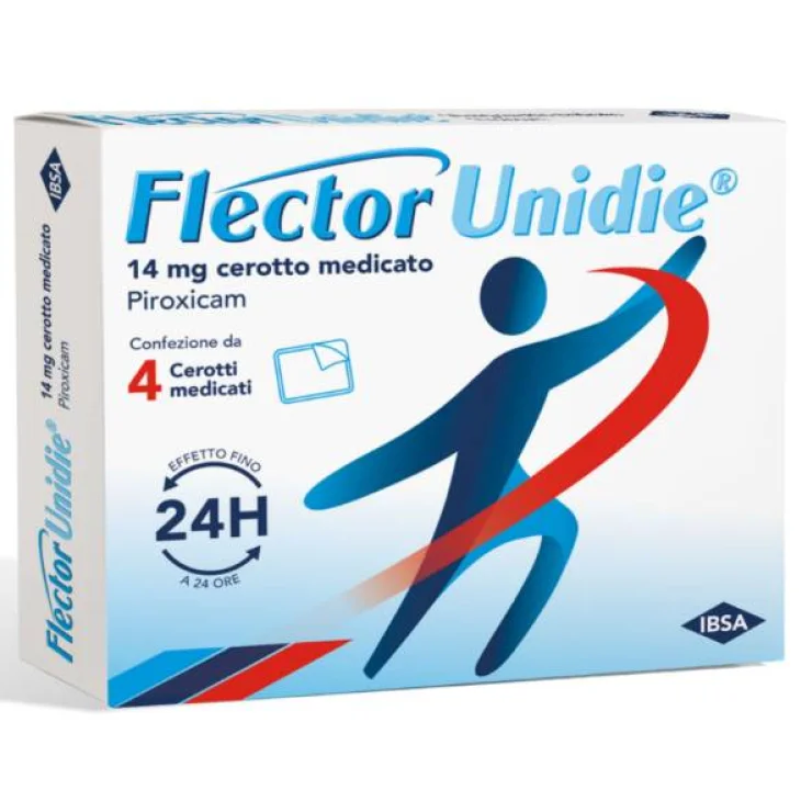Flector Unidie Cerotti Medicati 4 pezzi 14 mg Flector Unidie Cerotti Medicati 4 pezzi 14 mg