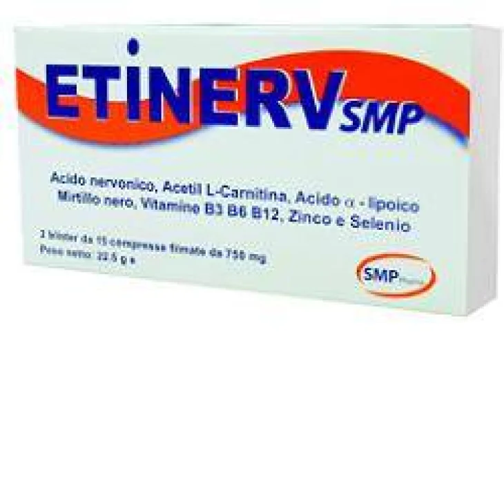 SMP Etinerv Integratore per la funzionalit&agrave; del tessuto nervoso 30 Compresse