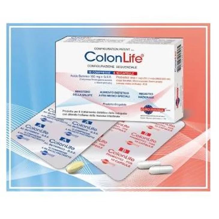 Colonlife per trattamento coleopatie 10 compresse + 10 capsule