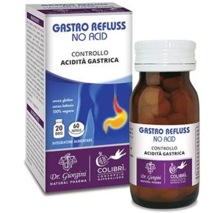 GASTRO REFLUSS NO ACID 60 PASTIGLIE GASTRO REFLUSS NO ACID 60 PASTIGLIE