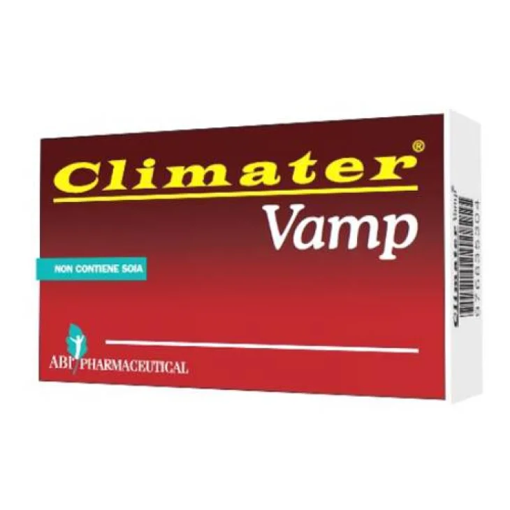 Climater Vamp Integratore per menopausa e ciclo mestruale 20 Compresse Climater Vamp Integratore per menopausa e ciclo mestruale 20 Compresse