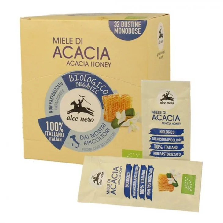 Alce Nero Miele Acacia Bio 32 bustine Alce Nero Miele Acacia Bio 32 bustine