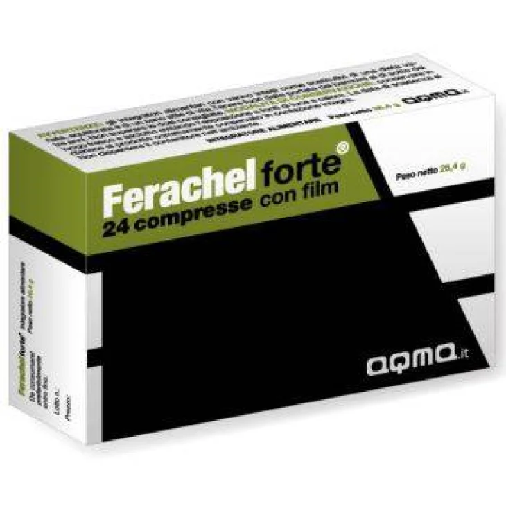 Ferachel Forte 24 Integratore a base di Ferro e Vitamine 24 Compresse
