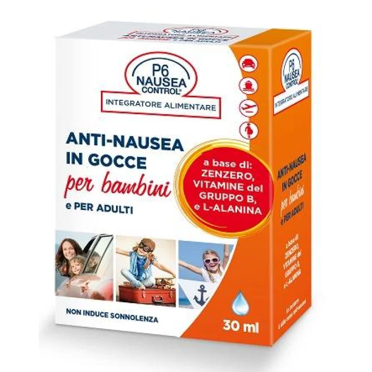 P6 Nausea Control Gocce Antinausea 30 ml P6 Nausea Control Gocce Antinausea 30 ml