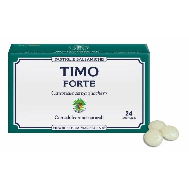 Erboristeria Magentina Timo Forte Pastiglie balsamiche 24 Pezzi