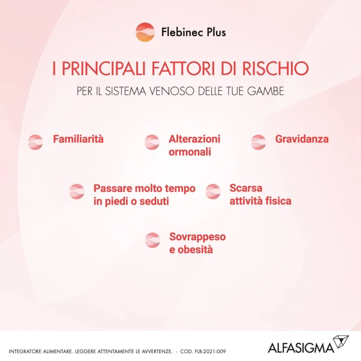 Flebinec Plus Integratore per la circolazione venosa 14 Bustine x 4 g