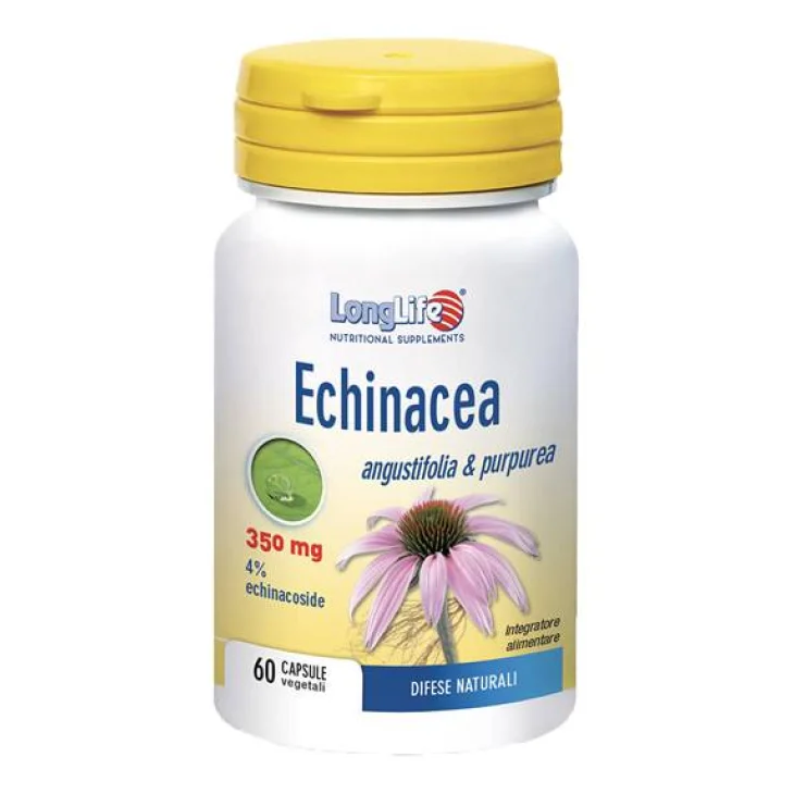 Longlife Echinacea 350 MG 60 capsule vegetali Longlife Echinacea 350 MG 60 capsule vegetali