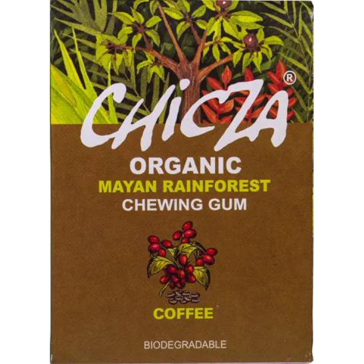 Chicza Organic Chewing gum biologico e biodegradabile gusto caffè 12 Gomme Chicza Organic Chewing gum biologico e biodegradabile gusto caffè 12 Gomme