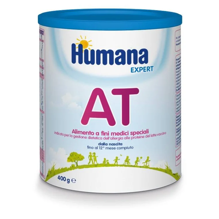 Humana AT Expert Alimento gestione dietetica dell'allergia alle proteine del latte vaccino 400 g Humana AT Expert Alimento gestione dietetica dell'allergia alle proteine del latte vaccino 400 g